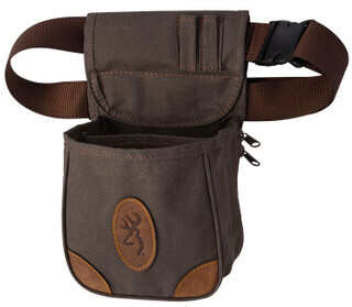 Browning Lona Canvas Shell Pouch in Flint/Brown
